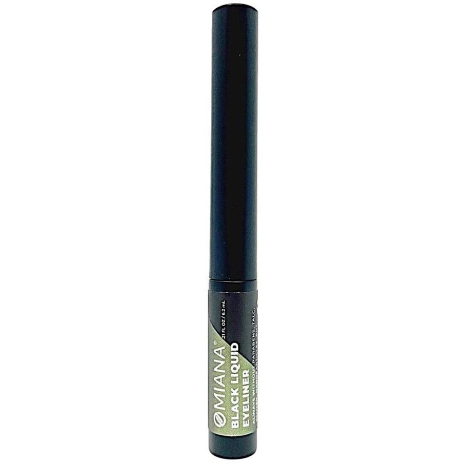 Omiana Cosmetics Eyeliner Sensitive Skin Jet-Black Liquid Eyeliner - Without Mica, & More!